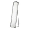 Helloshop26 Miroir sur pied inclinable 160 x argente