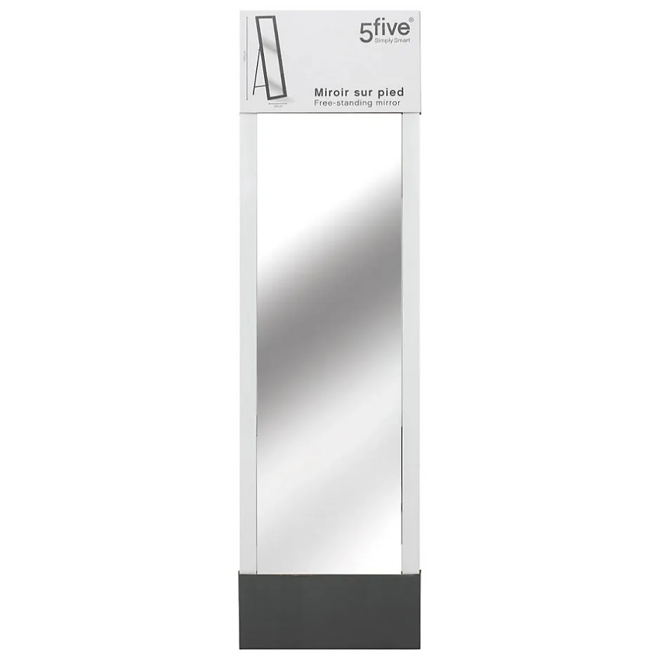 Atmosphera Créateur D'Intérieur Miroir sur Pied Noir 35x125cm - Noir- Atmosphera* Miroir Simple