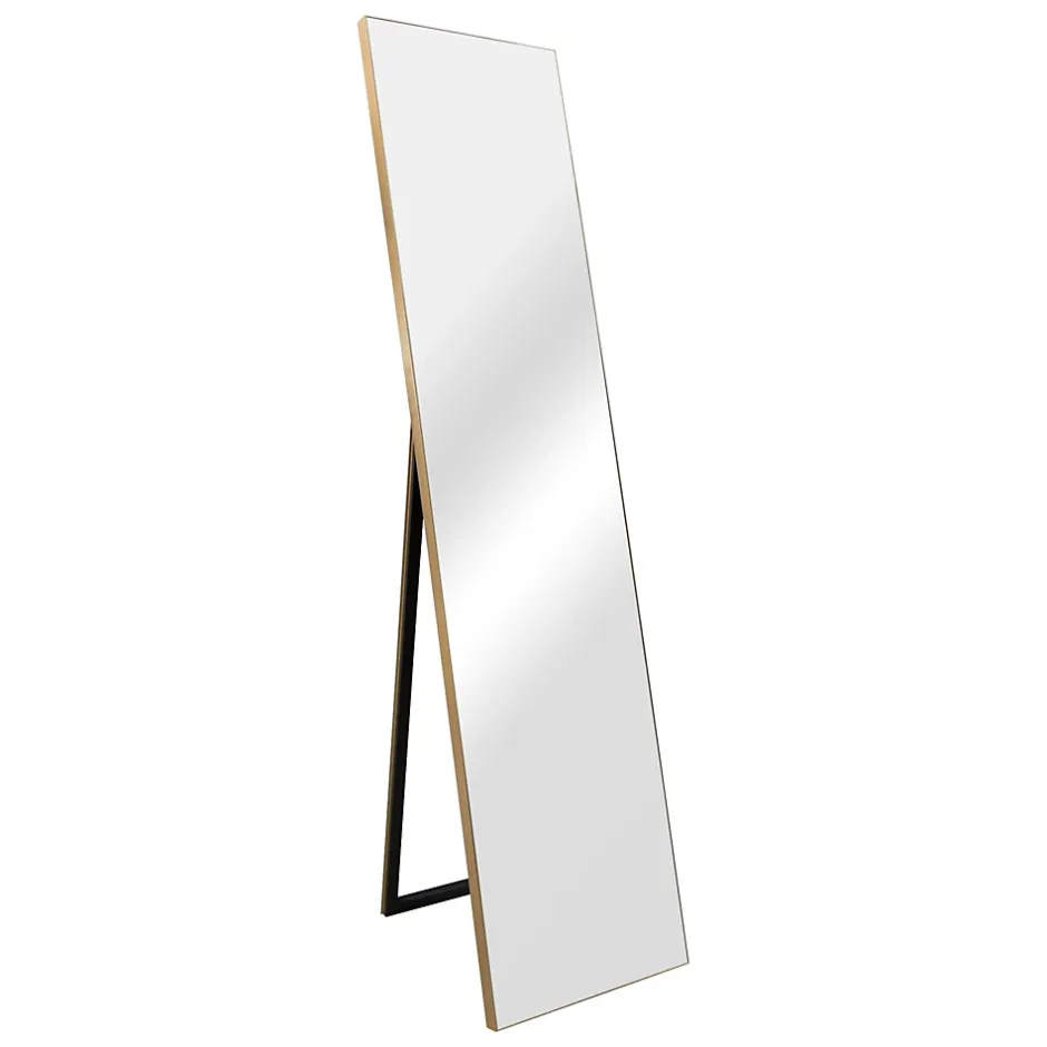 Helloshop26 Miroir sur pied psyche inclinable 150* Miroir Simple