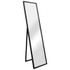 Helloshop26 Miroir sur pied psyche inclinable 150 noir