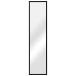 Helloshop26 Miroir sur pied psyche inclinable 150 noir