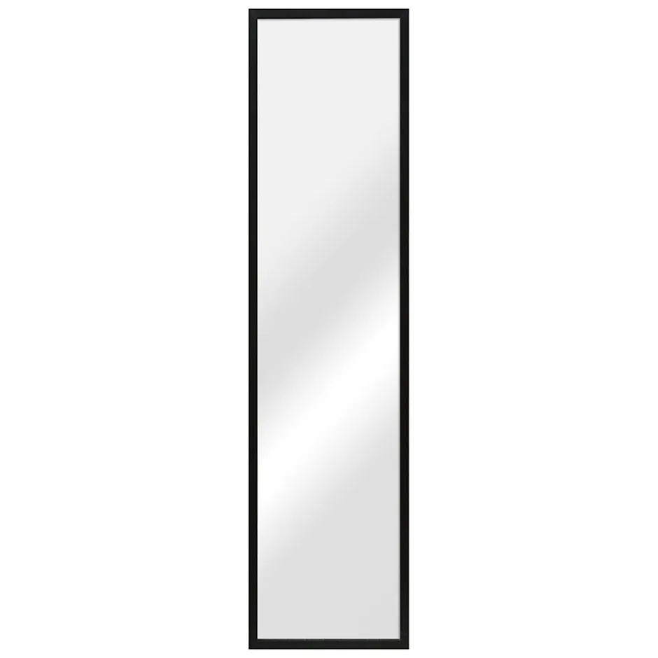 Helloshop26 Miroir sur pied psyche inclinable 150 noir