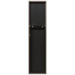 Helloshop26 Miroir sur pied psyche inclinable 150 noir