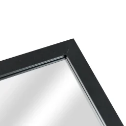 Helloshop26 Miroir sur pied psyche inclinable 150 noir