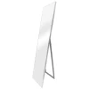 Helloshop26 Miroir sur pied psyche inclinable 150 argente* Miroir Simple