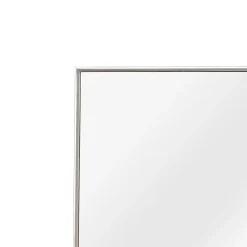 Helloshop26 Miroir sur pied psyche inclinable 150 argente* Miroir Simple
