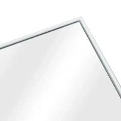 Helloshop26 Miroir sur pied psyche inclinable 150 blanc