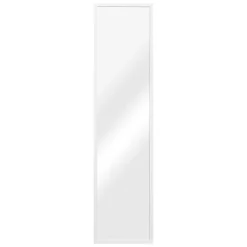 Helloshop26 Miroir sur pied psyche inclinable 150 blanc* Miroir Simple