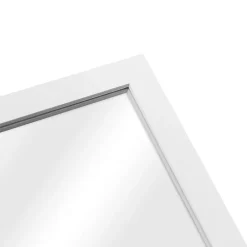 Helloshop26 Miroir sur pied psyche inclinable 150 blanc* Miroir Simple