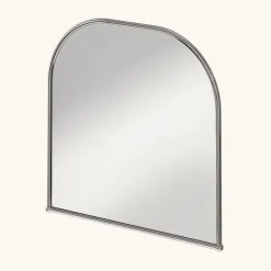 Cuisissimo Miroir vintage arche incurvé chromé CHLOÉ l 70 x H 70 cm* Miroir Simple