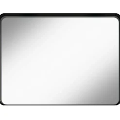 Essebagno Miroir 80x60 noir mat Indus* Miroir Simple