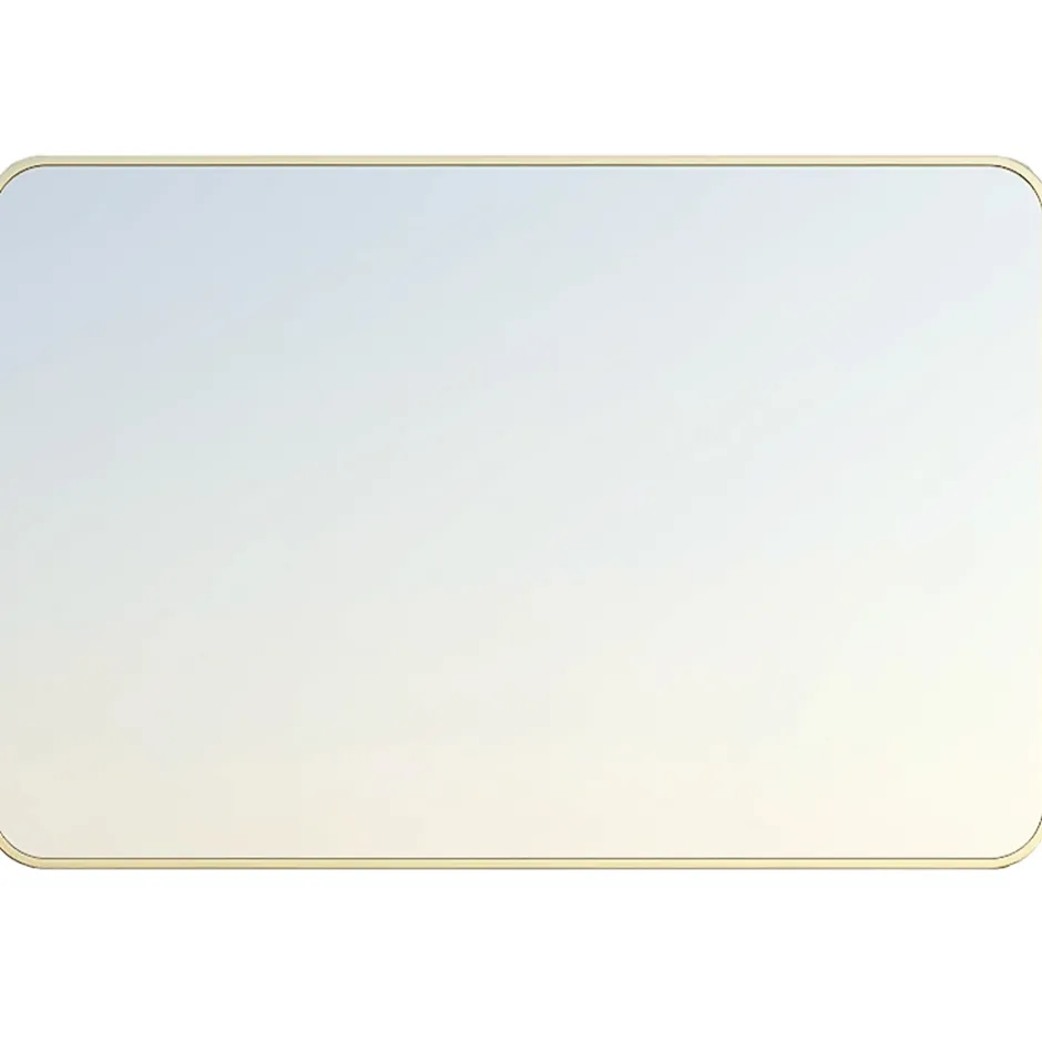 Essebagno Miroir 80x60 noir mat Muséa* Miroir Simple