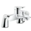Duravit Mitigeur baignoire mécanique Wave chromé brillant avec colonnettes* Robinet De Baignoire