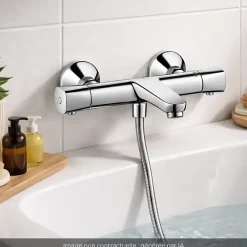 Hansgrohe Mitigeur baignoire thermostatique Ecostat Universal chromé* Robinet De Baignoire