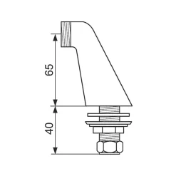 Grohe Mitigeur baignoire thermostatique Grohtherm 800 Cosmopolitan 1/2 + Colonnettes Luxe chromé* Robinet De Baignoire