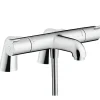 Hansgrohe Mitigeur baignoire thermostatique Ecostat 1001 CL chromé avec colonnettes* Robinet De Baignoire