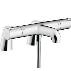 Hansgrohe Mitigeur baignoire thermostatique Ecostat 1001 CL chromé avec colonnettes* Robinet De Baignoire