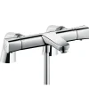 Hansgrohe Mitigeur baignoire thermostatique Ecostat Universal chromé avec colonnettes* Robinet De Baignoire
