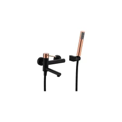 Imex Products Mitigeur baignoiredouche chrome en laiton et zamak avec flexible metal 170 cm* Robinet De Baignoire