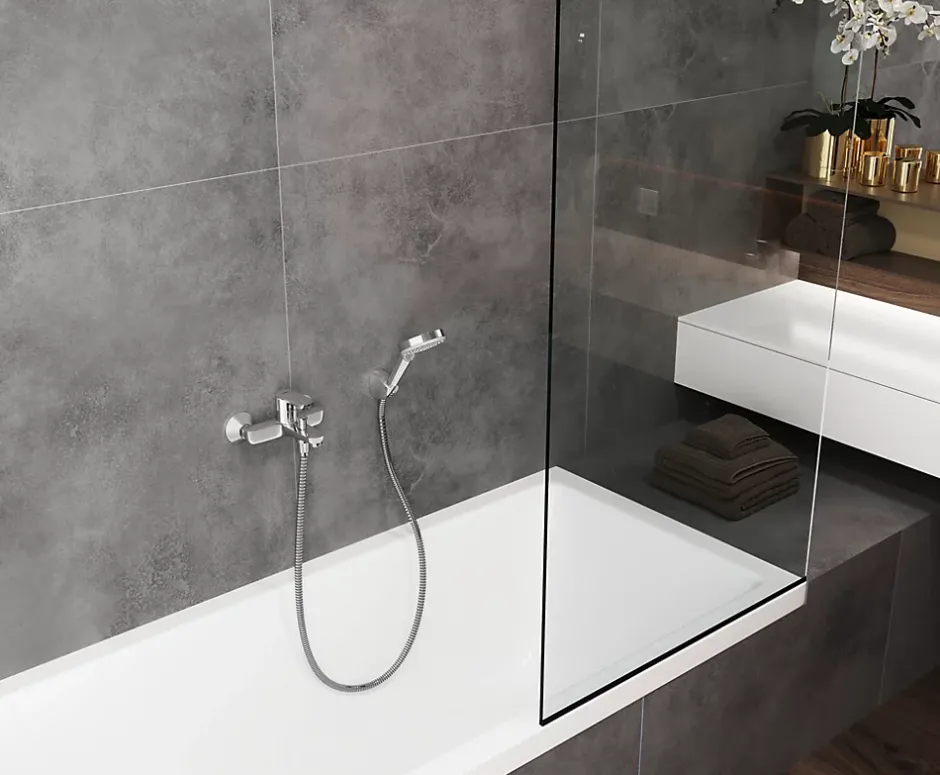 Hansgrohe Mitigeur bain douche chrome Vernis Blend