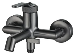 Edouard Rousseau Mitigeur bain douche mécanique graphite mat, Molty* Robinet De Baignoire