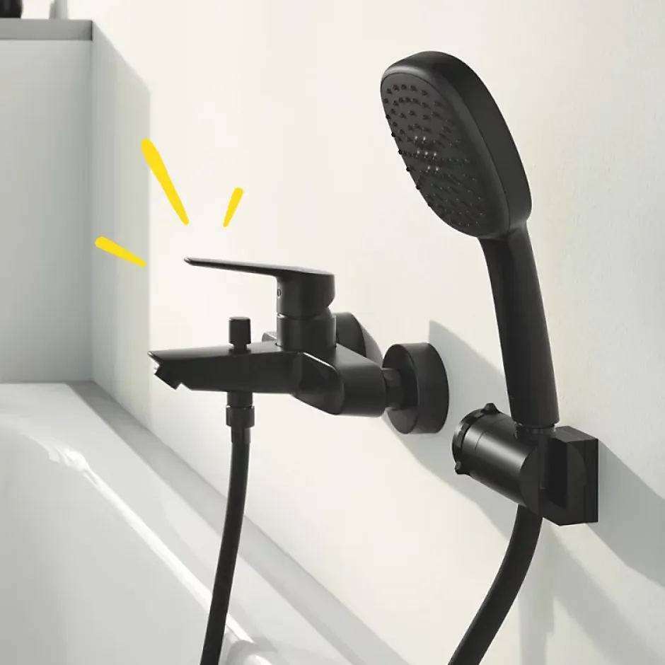 Grohe Mitigeur bain douche mécanique Start noir