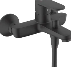 Hansgrohe Mitigeur bain douche mécanique noir mat Vernis Blend* Robinet De Baignoire