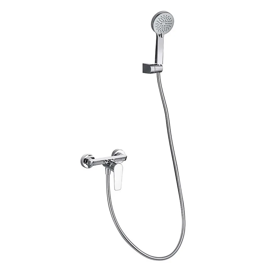 Poalgi Mitigeur bain douche mécanique avec douchette SKY BATH chromé série NATURE