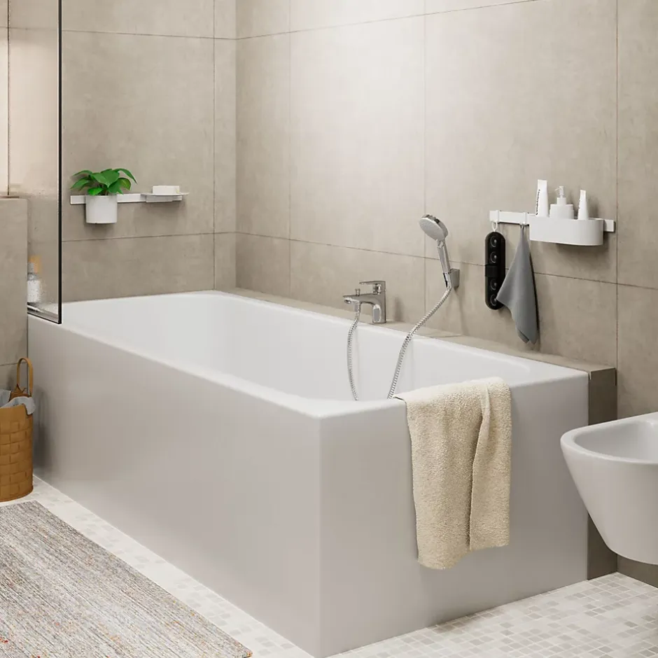 Hansgrohe Mitigeur bain douche monotrou chrome Vernis Blend