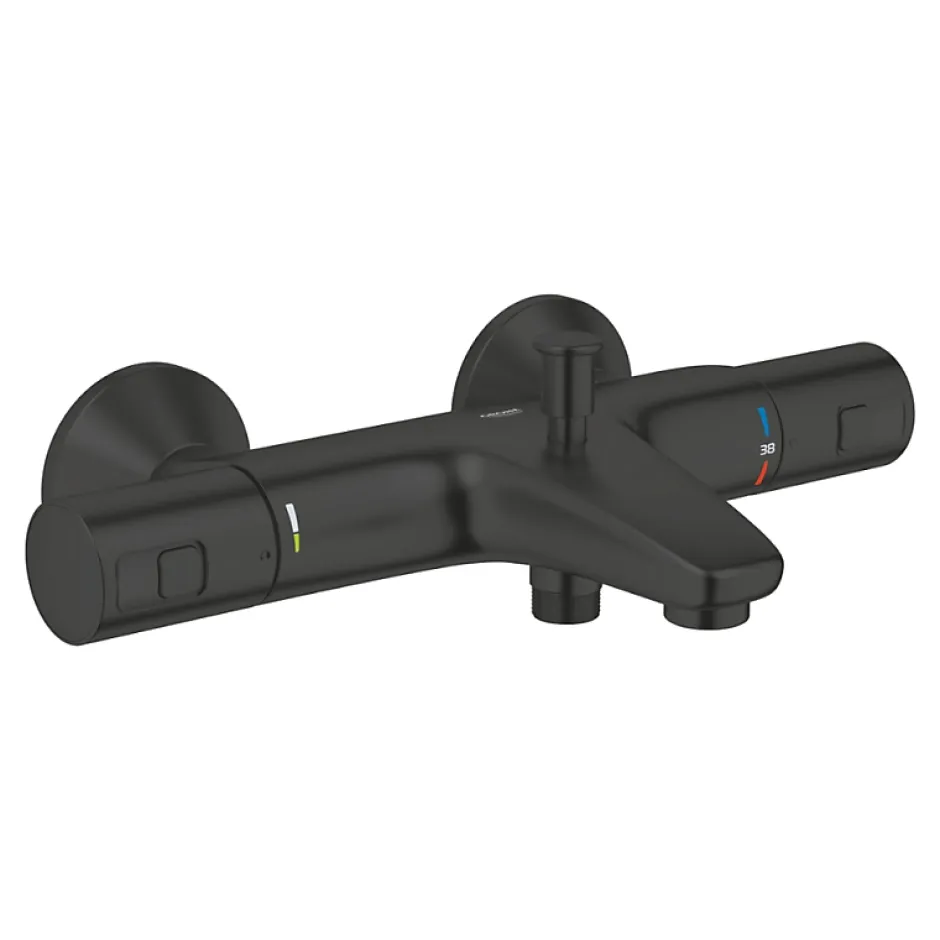 Grohe Mitigeur bain douche thermostatique Precision Start noir