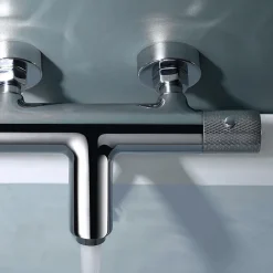 Imex Mitigeur Bain/Douche Anti-Calcaire Thermostatique Chrome LINE BTD038-4* Robinet De Baignoire