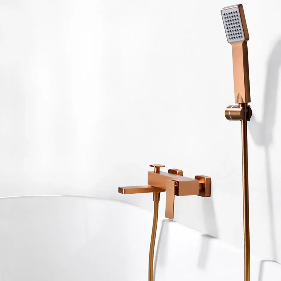 Imex Mitigeur Bain/Douche Anti-Calcaire Or Rose Cuivré PISA BDP048-4ORC