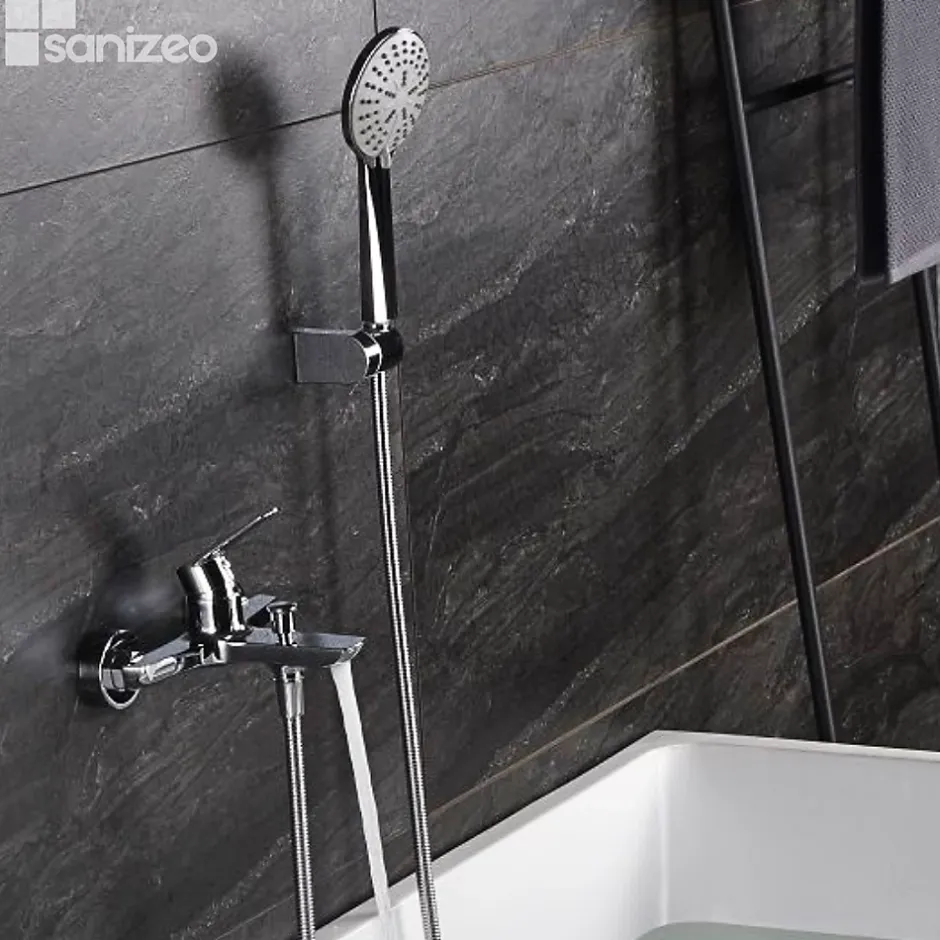 Imex Mitigeur Bain/Douche Anti-Calcaire Chrome BELGICA BDZ044-4* Robinet De Baignoire