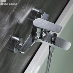 Imex Mitigeur Bain/Douche Anti-Calcaire Chrome BELGICA BDZ044-4* Robinet De Baignoire