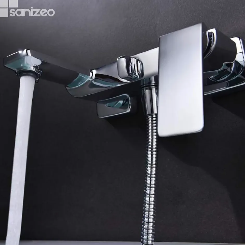 Imex Mitigeur Bain/Douche Anti-Calcaire Chrome FIYI BDF016-4* Robinet De Baignoire