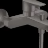 Hansgrohe Mitigeur bain/douche Talis E noir chrome brossé 71740340