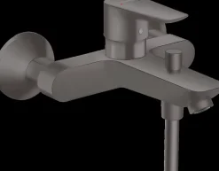 Hansgrohe Mitigeur bain/douche Talis E noir chrome brossé 71740340