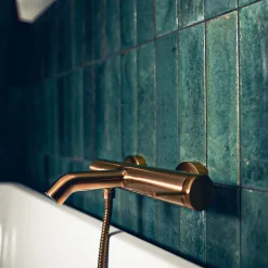 Essebagno Mitigeur bain-douche mécanique cuivre brossé Luisa* Robinet De Baignoire