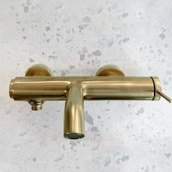 Essebagno Mitigeur bain-douche mécanique or brossé Luisa* Robinet De Baignoire