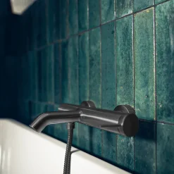 Essebagno Mitigeur bain-douche mécanique gun métal Luisa* Robinet De Baignoire