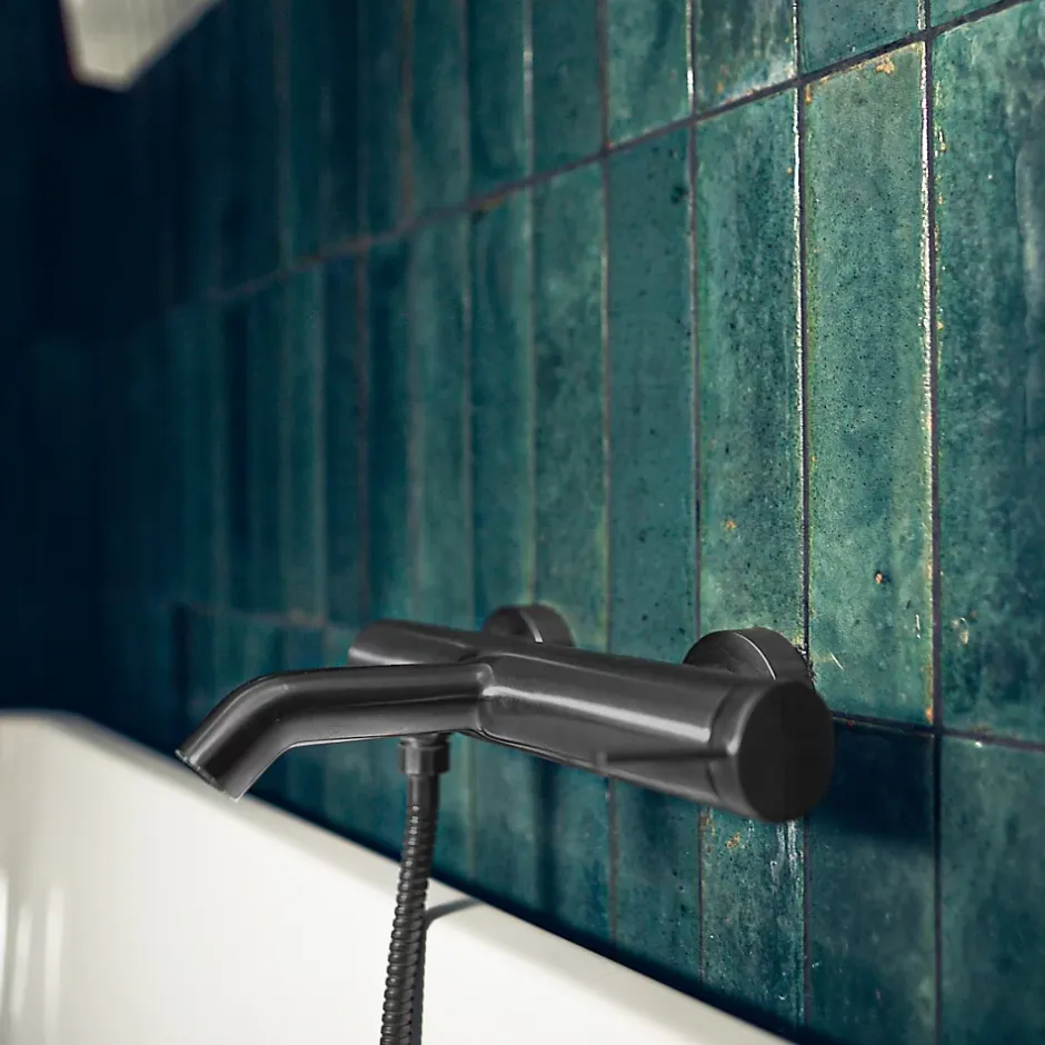 Essebagno Mitigeur bain-douche mécanique gun métal Luisa* Robinet De Baignoire