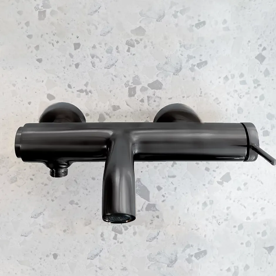 Essebagno Mitigeur bain-douche mécanique gun métal Luisa* Robinet De Baignoire