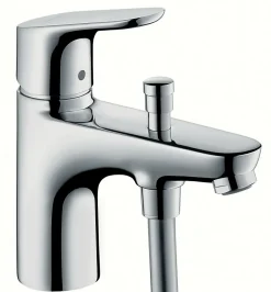 Hansgrohe Mitigeur bain-douche monotrou FOCUS E2 - Chromé* Robinet De Baignoire