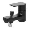 GoodHome Mitigeur bain/douche monotrou, noir, Aisai