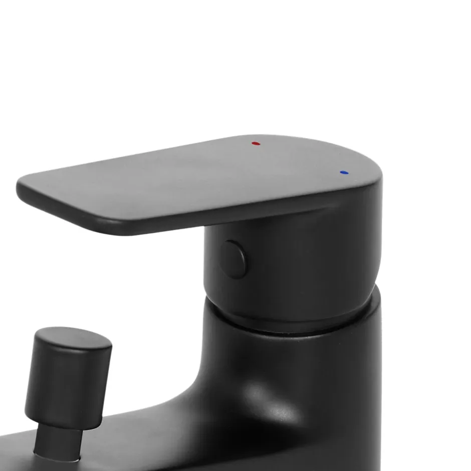 GoodHome Mitigeur bain/douche monotrou, noir, Aisai