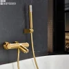 Imex Mitigeur Bain/Douche Thermostatique Anti-Calcaire Or Brossé GENOVA BDG053-4OC