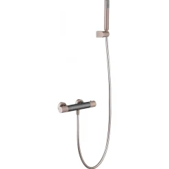 Imex Products Mitigeur baindouche thermostatique en laiton et zama finition or rose PVD* Colonne De Douche Encastrable