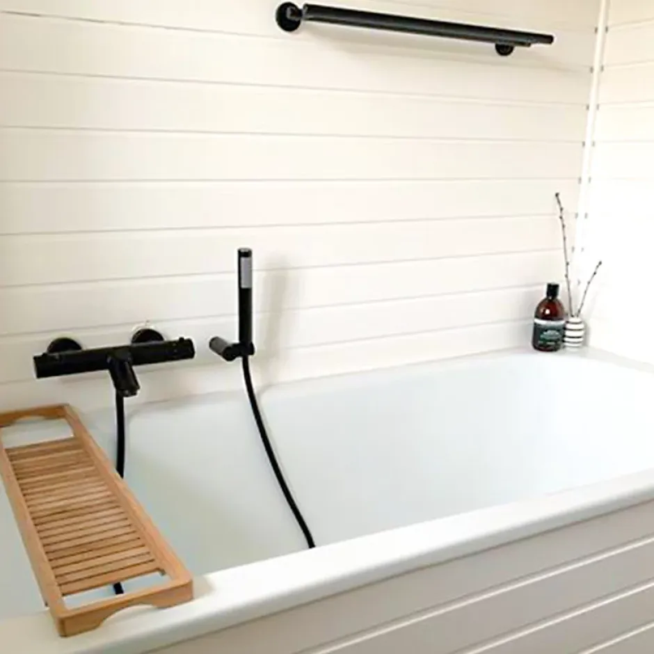 Essebagno Mitigeur bain-douche thermostatique noir Oneo