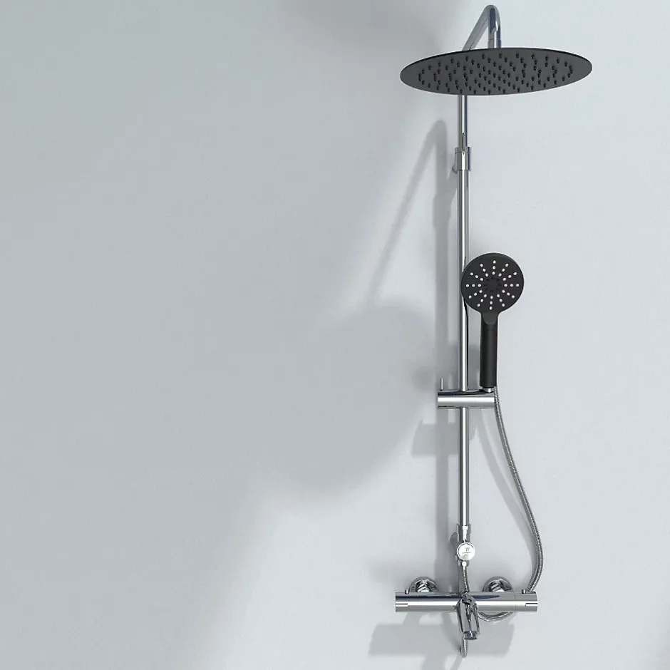 Essebagno Mitigeur bain-douche thermostatique chrome Oneo