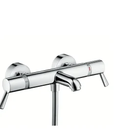Hansgrohe Mitigeur bain/douche thermostatique Comfort Care, chrome, Ecostat* Robinet De Douche